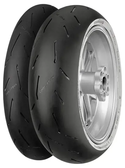 Continental 120 70 ZR17 58W ContiRaceAttack 2 Soft M C Front 15299169