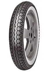 3.50-10 51J TT B-14 White Wall F/R