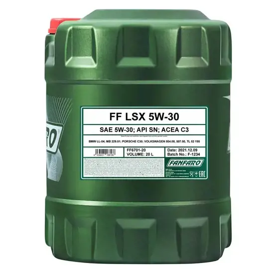 Fanfaro FANFARO LSX 5W 30 20 L 15356563