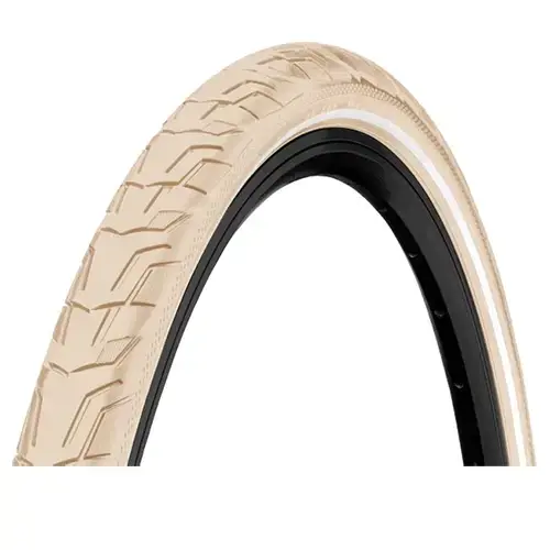 47-559, RIDE City, ExtraPuncture Belt, TPI 3/180,  Clincher tyre, Cream/Cream-Reflex