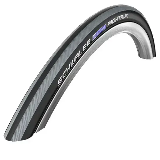 Schwalbe 25 590 RIGHTRUN 26x100 Drahtreifen K GUARD BLACK N ROLL Schwarz Grau 15326398