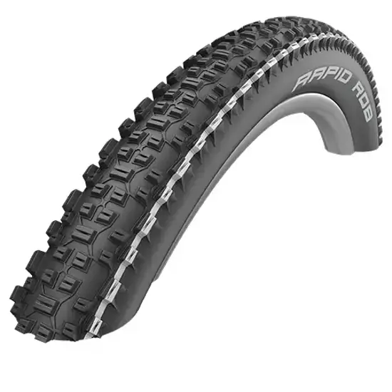 Schwalbe 57 559 RAPID ROB 26x225 Drahtreifen K GUARD SBC Schwarz Weiss 15326384