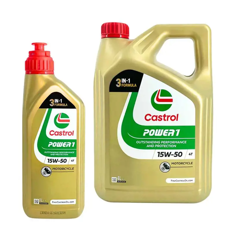 4+1 Litre Castrol Power 1 4T 15W-50