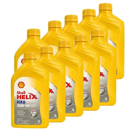 Shell Shell Helix HX6 10W 40 10x1 Liter 15358118