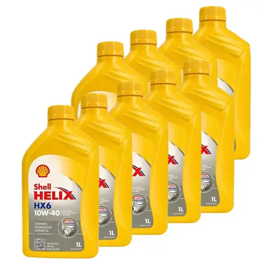 Shell Shell Helix HX6 10W 40 9x1 Liter 15358136