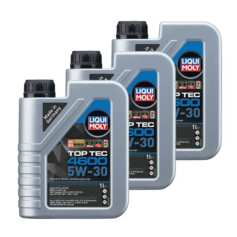 3x1 Litre Liqui Moly Top Tec 4600 5W-30