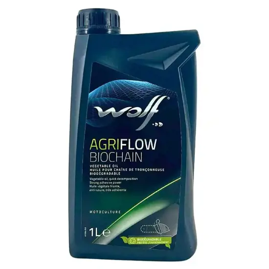 Wolf Lubricants Wolf AgriFlow Biochain Bio Kettenoel 1 Liter 15441148