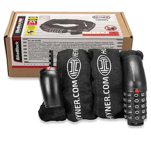 BICYCLE LOCK M Premium bike combination lock 90 cm