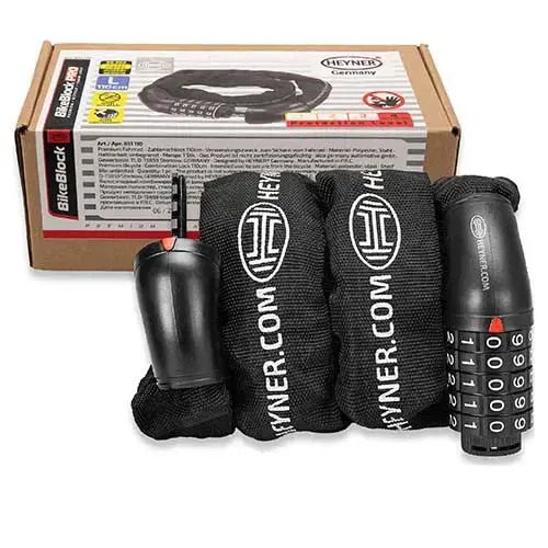 BICYCLE LOCK L Premium Fahrrad - Zahlenschloss 110cm