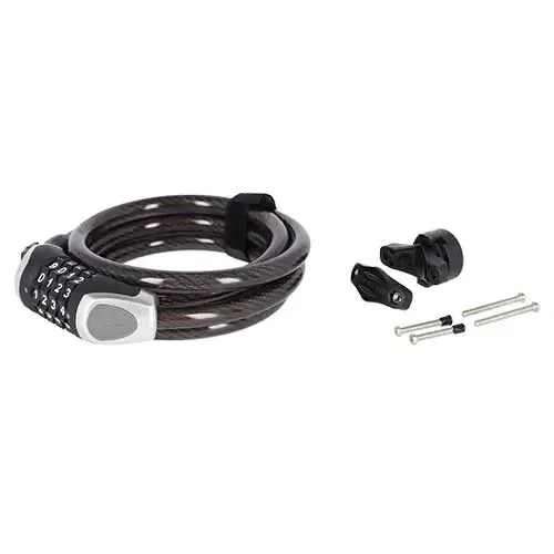 Zahlenspiralkabelschloss RonaldBiggs  Ø 12 mm Länge 185 mm
